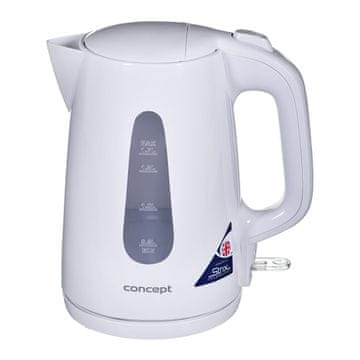 slomart Concept RK2380 električni grelnik vode, 1,7 L, 2200 W, bela