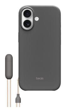slomart Apple Beats iPhone 17 Kickstand ovitek z MagSafe in upravljanjem kamere - Granitno siva