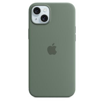 slomart Apple iPhone 15 Plus ovitek s MagSafe, silikonski, cypres