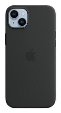 slomart Apple iPhone 14 Plus ovitek s MagSafe, silikonski, polnočna črna