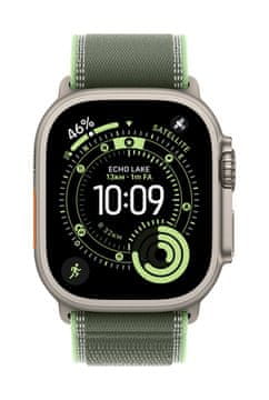 slomart Apple Pas za pametno uro, M/L, Zelen Titan, Poliester