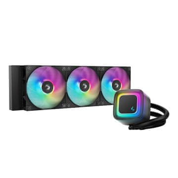 slomart DeepCool LE360 V2 hladilnik procesorja, 360mm, 3x120mm ventilatorja, RGB, črn