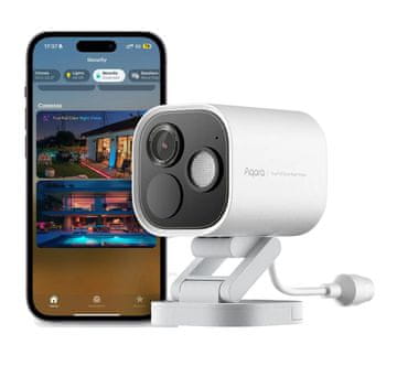 slomart Aqara G5 Pro (PoE) pametna kamera, bela, 2K