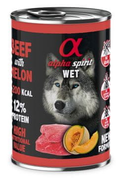 slomart ALPHA SPIRIT WET Ternera con melón - mokra hrana za pse, 400 g