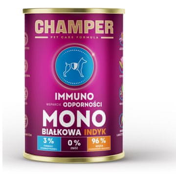 slomart CH2 CHAMPER Immuno Monoprotein Puranj - Mokra hrana za pse - 400 g