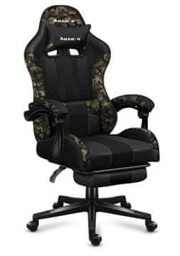 slomart Gaming stol Huzaro FORCE 4.7 CAMO MESH