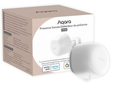 slomart Aqara senzor prisotnosti FP1E, Zigbee 3.0, Matter, doseg 6m