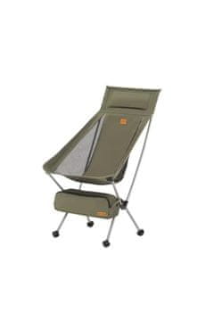 slomart Naturehike L02 pohodništvo stol, 150kg, 900g, gozdno zelen