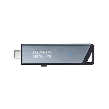 slomart ADATA UE800 USB ključek 1 TB USB-C 3.2 Gen 2 Srebrna