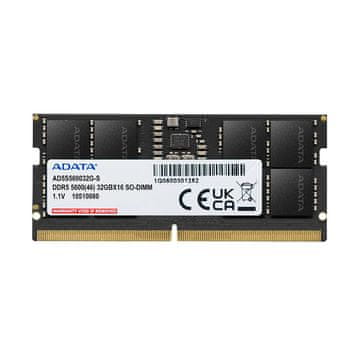 slomart ADATA Premier pomnilniški modul 16 GB DDR5 5600 MHz SO-DIMM