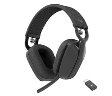 slomart Logitech Zone Vibe Wireless UC naglavne slušalke Bluetooth, grafitne