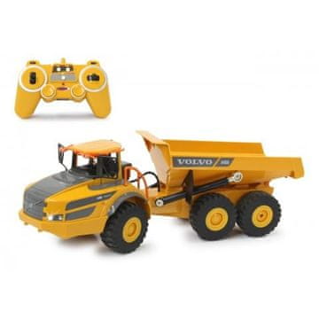 slomart Jamara Volvo A40G RC bager na daljinsko upravljanje 1:20, električni motor, siva/rumena