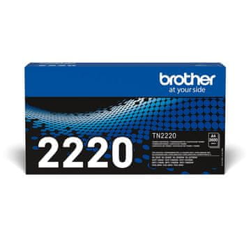 slomart Brother TN-2220 toner, črn, original, 2600 strani
