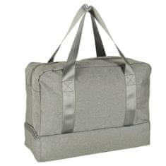 Northix Potovalna torba ročna prtljaga 39 x 18 x 30 cm siva