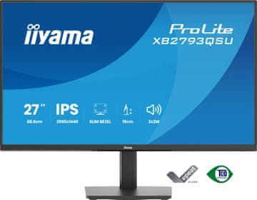 iiyama ProLite monitor, QHD, 68,6 cm (27), 75 Hz (XB2793QSU-B1)