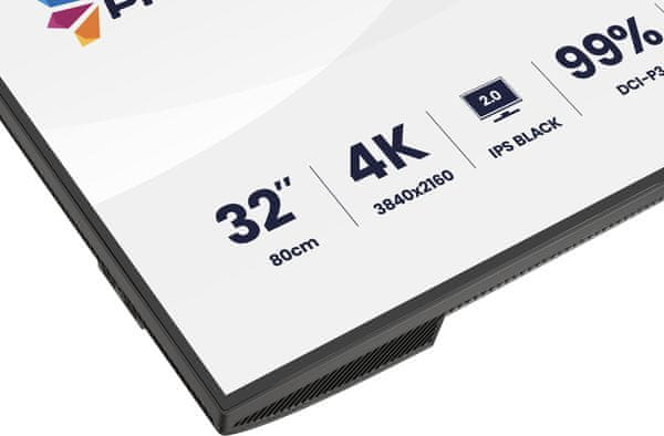 Profesionalna barvna natančnost in 4K UHD ločljivost