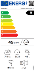 Electrolux EW6T837E pralni stroj, 7 kg