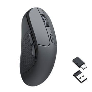 Keychron M3 brezžična miška, PixArt 3311, 1K, črna (M3-A71)