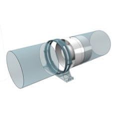AKVAVENT Zmogljiv cevni ventilator fi 160 mm iz ABS plastike, PROFIT 6