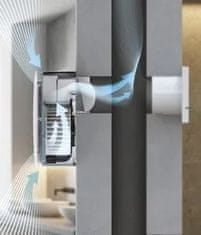 VENTS VENTS FANTOM TH – tih centrifugalni ventilator za kopalnico z dvohitrostnim delovanjem in senzorjem vlage