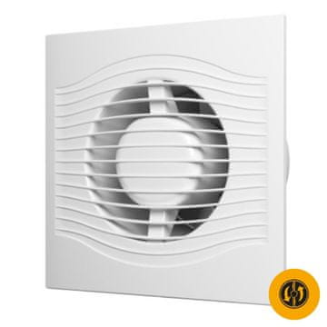 AKVAVENT Dober ventilator za kopalnico 150 mm z loputo, SLIM 6C