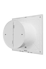 AKVAVENT Dober ventilator za kopalnico 100 mm s senzorjem vlage in svetlobe, časovnikom in loputo, SLIM 4C MRH