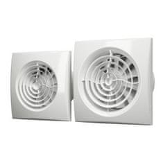 AKVAVENT Tihi kopalniški ventilator fi 100 mm s senzerjem vlage in svetlobe, časovnikom in loputo, AURA 4C MRH