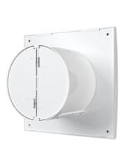 AKVAVENT Tihi kopalniški ventilator fi 100 mm s senzerjem vlage in svetlobe, časovnikom in loputo, AURA 4C MRH