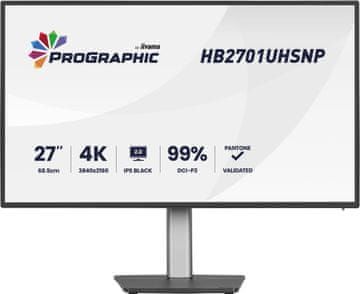iiyama ProGraphic monitor, 4K UHD, 68,5 cm (27), 60 Hz (HB2701UHSNP-B1)