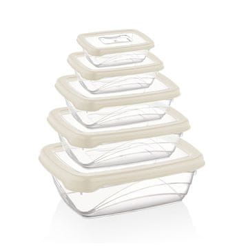 Northix Herzberg 5-delni Bio Saver Box Set Ivory