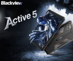 Blackview Active 5 tablični računalnik, 6 GB, 128 GB, 22 cm (8,68), Black Orange