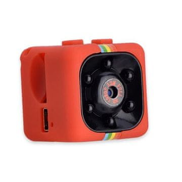 Northix Mini kamera Cenocco HD1080P rdeča