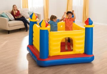 Northix Napihljiv trampolin Castle za otroke 174 x 174 x 135 cm 48259 INTEX
