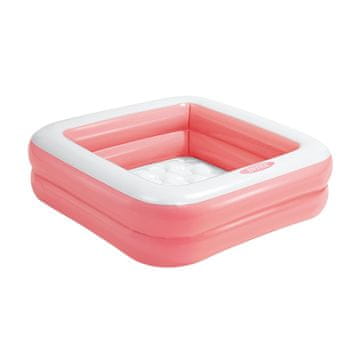 Northix Napihljiv otroški bazen 57100 Light Pink - INTEX