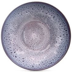 Northix Globok keramični jedilni krožnik vijolična GLAZURA 20,5 cm, 900 ml