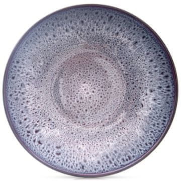 Northix Globok keramični jedilni krožnik vijolična GLAZURA 20,5 cm, 900 ml
