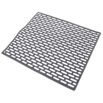 Northix Gumijasta podloga za umivalnik siva 33x28 cm