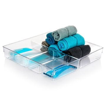 Northix Organizator predalov s predelki 31x31x5,5 cm