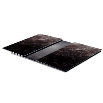 Northix Deska za rezanje in steklena pokrovka za kuhanje 60x52 cm 2 kom.