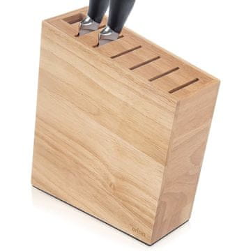 Northix Leseno stojalo za nože s predelki