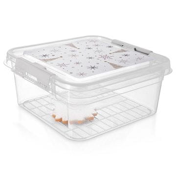 Northix Posoda za hrano s pokrovom PLATEK 4,5 l