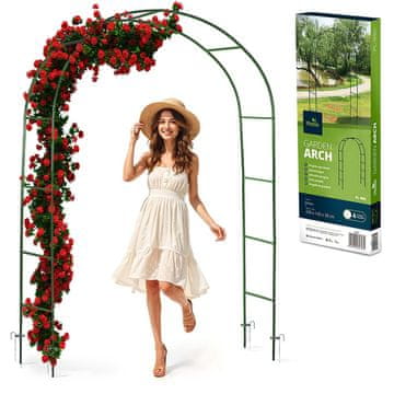Northix Vrtna pergola lok 240 cm Plonos PL-990