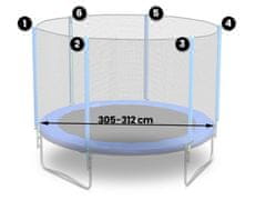 Northix Zunanja mreža za trampolin 312 cm 10 ft Neo-Sport