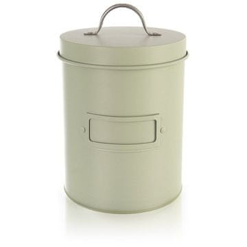 Northix GREENISH kovinska posoda za shranjevanje zelena 1,3 l