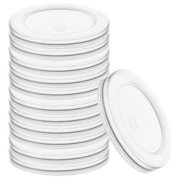 Northix Pokrov za kozarec jogurta 6,8 cm 12 kos.