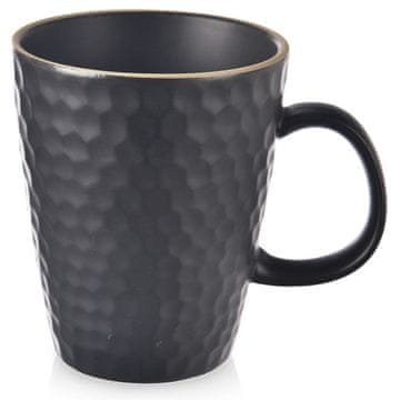 Northix Keramična skodelica črna TEA TIME 420 ml