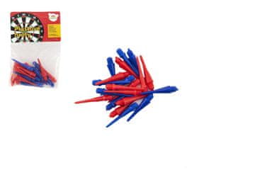 Teddies Plastične konice 20 kosov za metanje puščic v vrečki 6x9cm