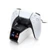 MG Charging Station V2 polnilec za PS5, bela