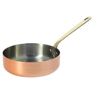de Buyer SAUTE-PAN BREZ LID INOCUIVRE O 20CM, BRONZE RAND, SAUTE-PAN BREZ LID INOCUIVRE O 20CM, BRONZE RAND