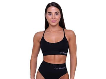GymBeam Ženski športni nedrček String črn
